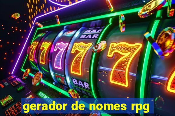 gerador de nomes rpg