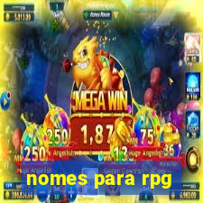 nomes para rpg