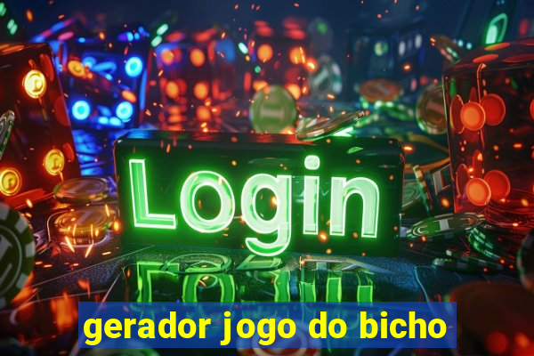 gerador jogo do bicho