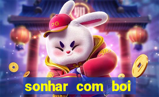 sonhar com boi jogo do bicho