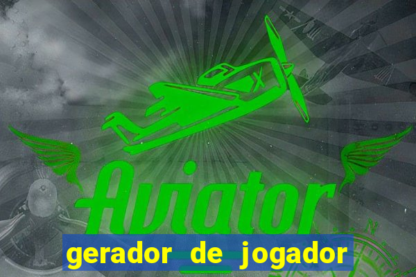 gerador de jogador de futebol