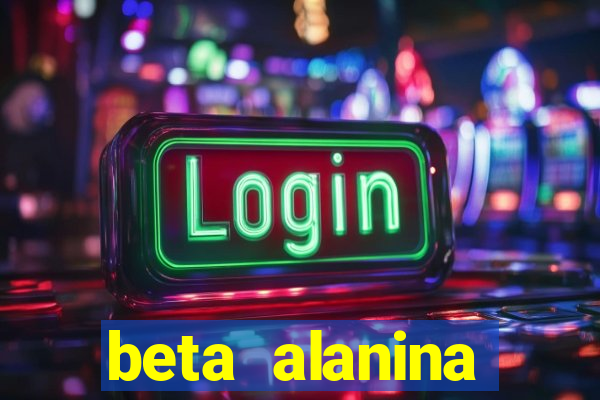 beta alanina aumenta a pressao