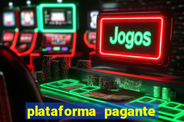 plataforma pagante fortune tiger