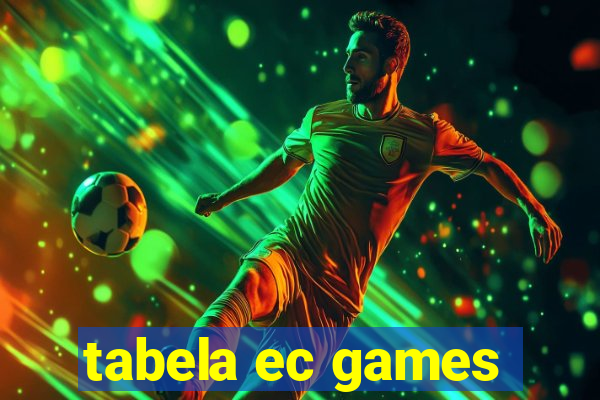 tabela ec games