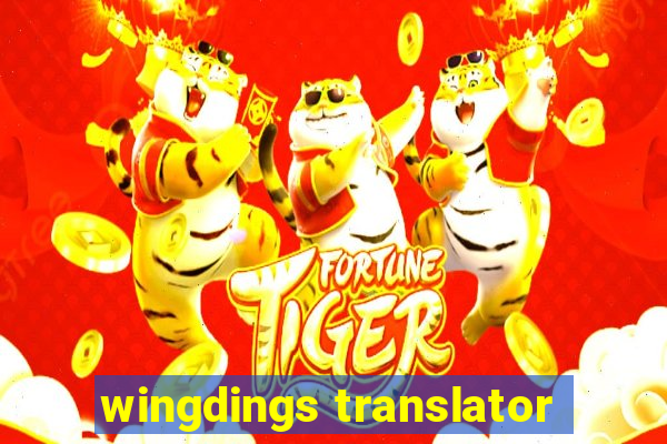 wingdings translator