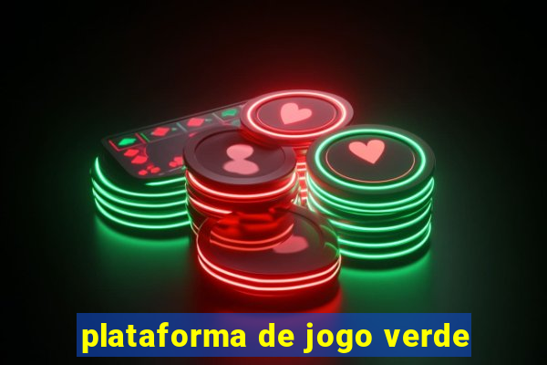 plataforma de jogo verde