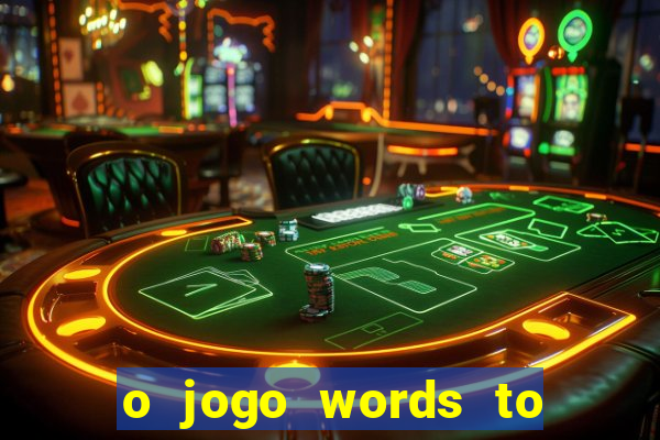 o jogo words to win paga mesmo