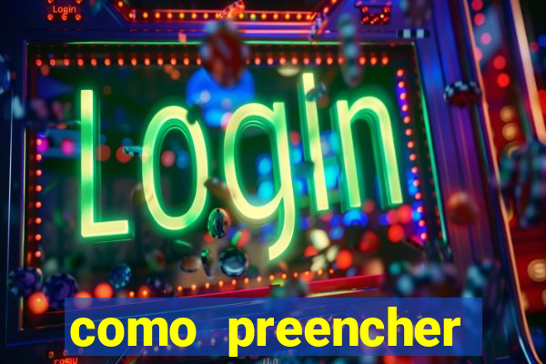 como preencher recibo de pagamento