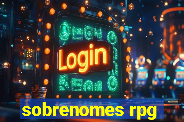 sobrenomes rpg