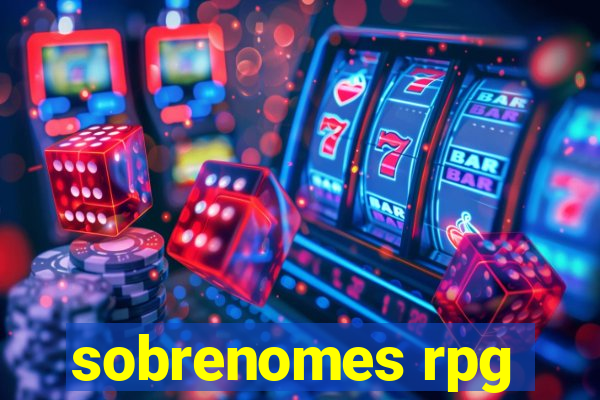 sobrenomes rpg