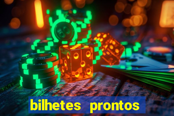 bilhetes prontos futebol hoje