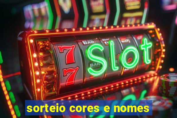 sorteio cores e nomes