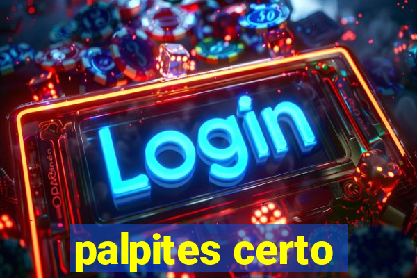 palpites certo