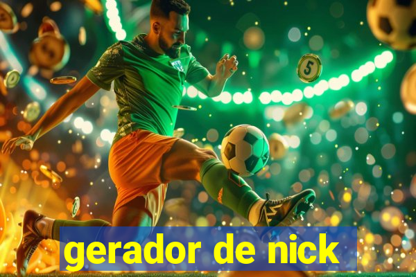 gerador de nick