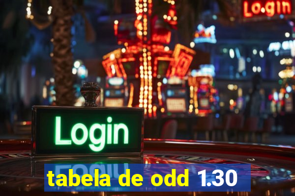 tabela de odd 1.30
