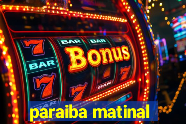 paraiba matinal