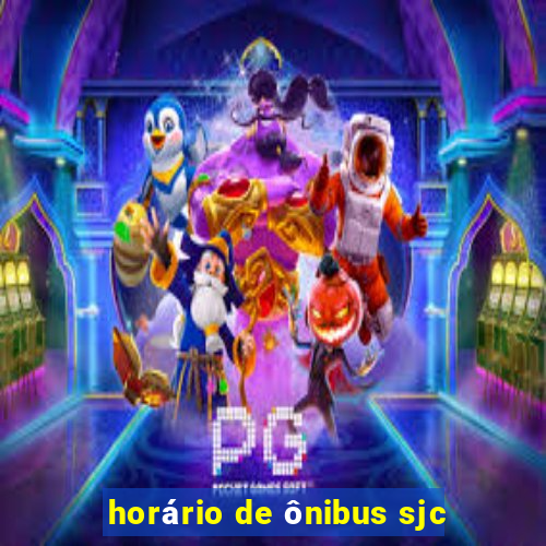 horário de ônibus sjc