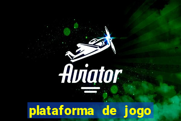 plataforma de jogo nova pagando