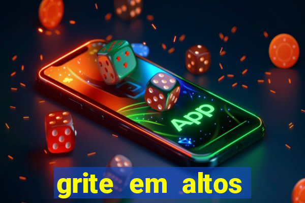 grite em altos brados, disse aquele que lutou contra o caos com caos
