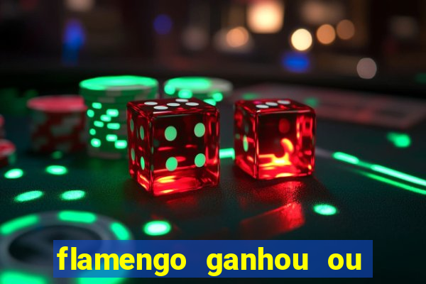 flamengo ganhou ou perdeu hoje